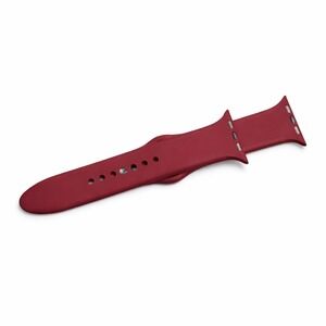 Apple Watch Sport Band Burgundy Red Silicone‎ Strap Replacement S/M M/L NWOT